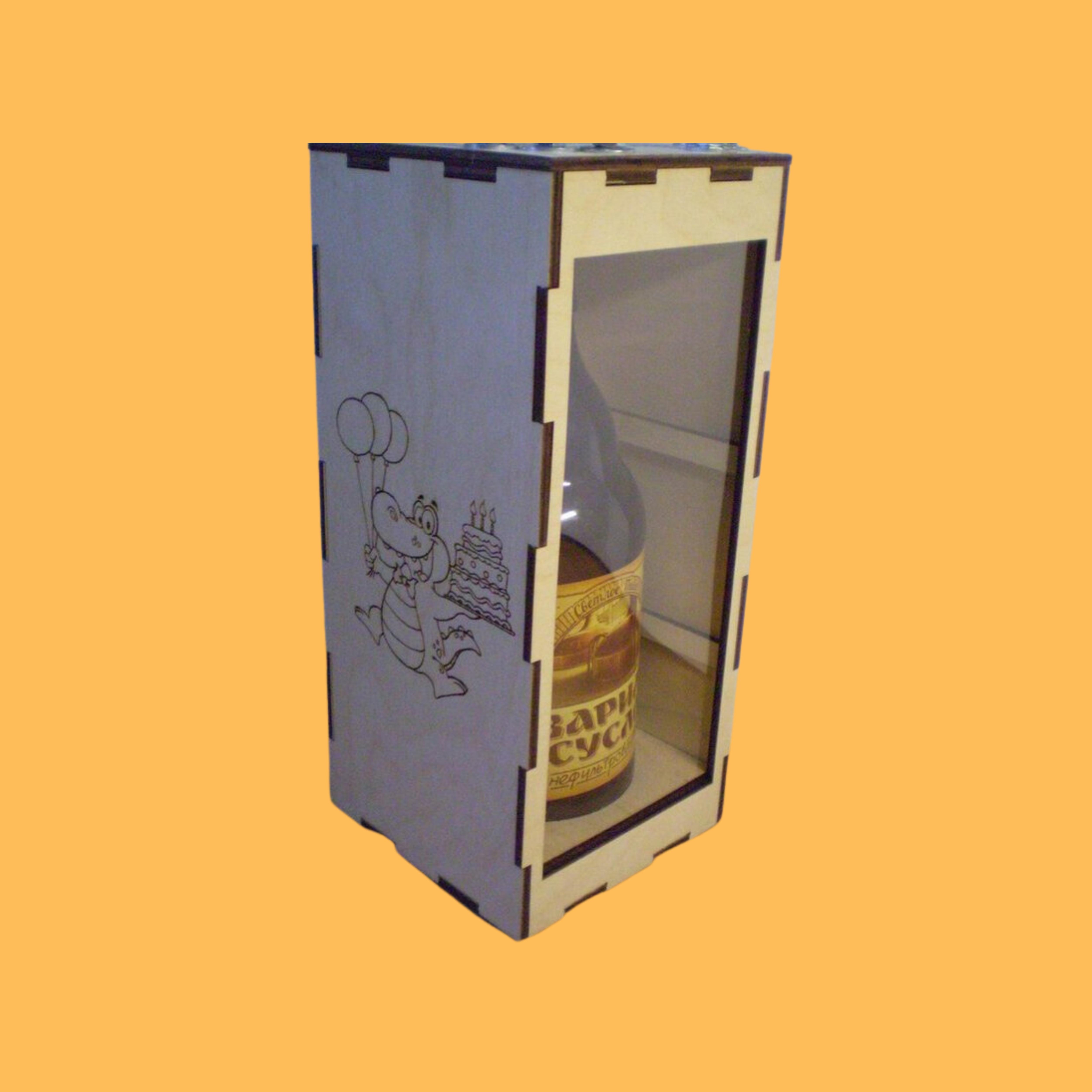 Display Bottle Cabinet custom laser-cut wooden wine & bar by Engravia Mauritius