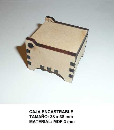 Small Hinged Utility Box custom laser-cut wooden storage boxes by Engravia Mauritius