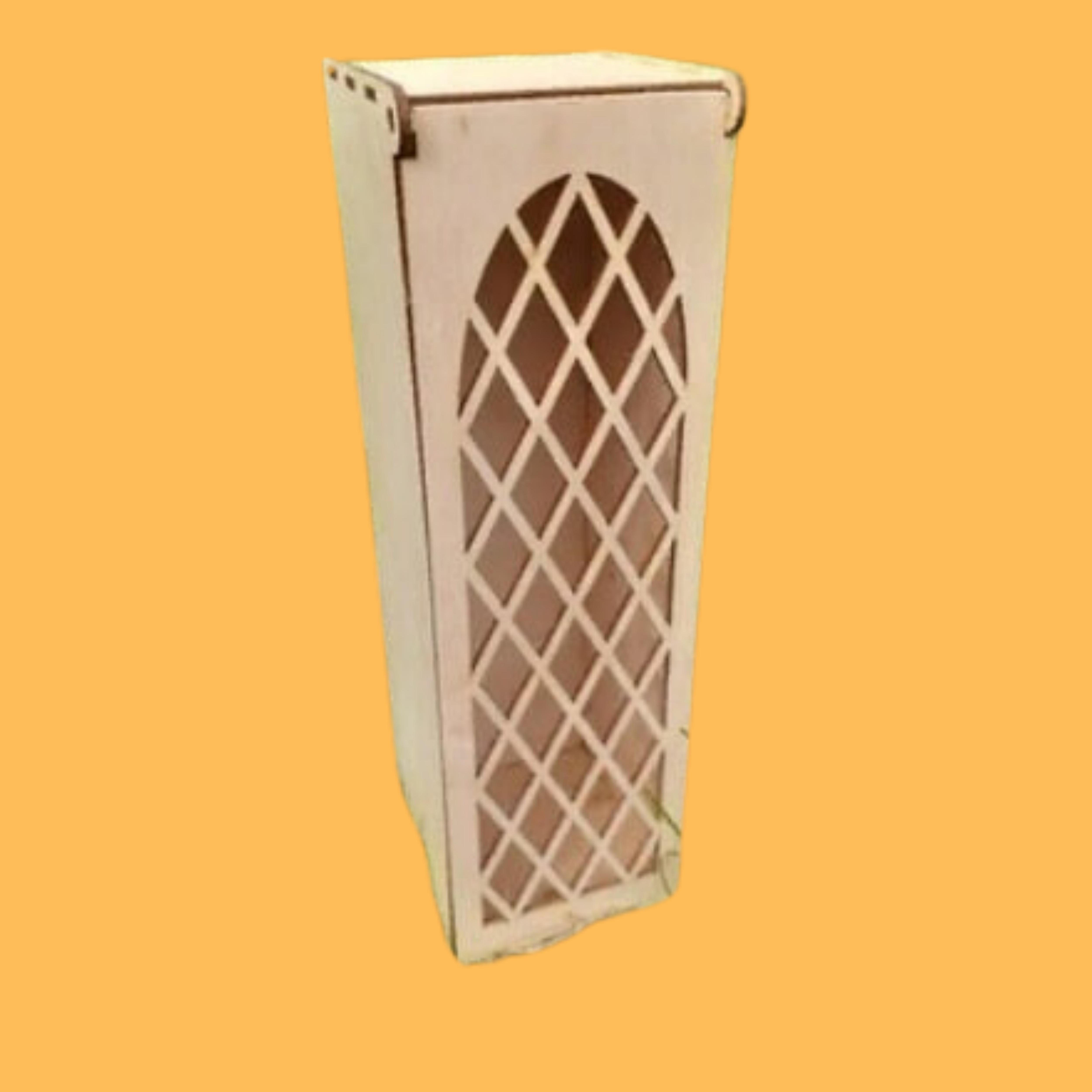 Decorative Bottle Sleeve custom laser-cut wooden wine & bar by Engravia Mauritius