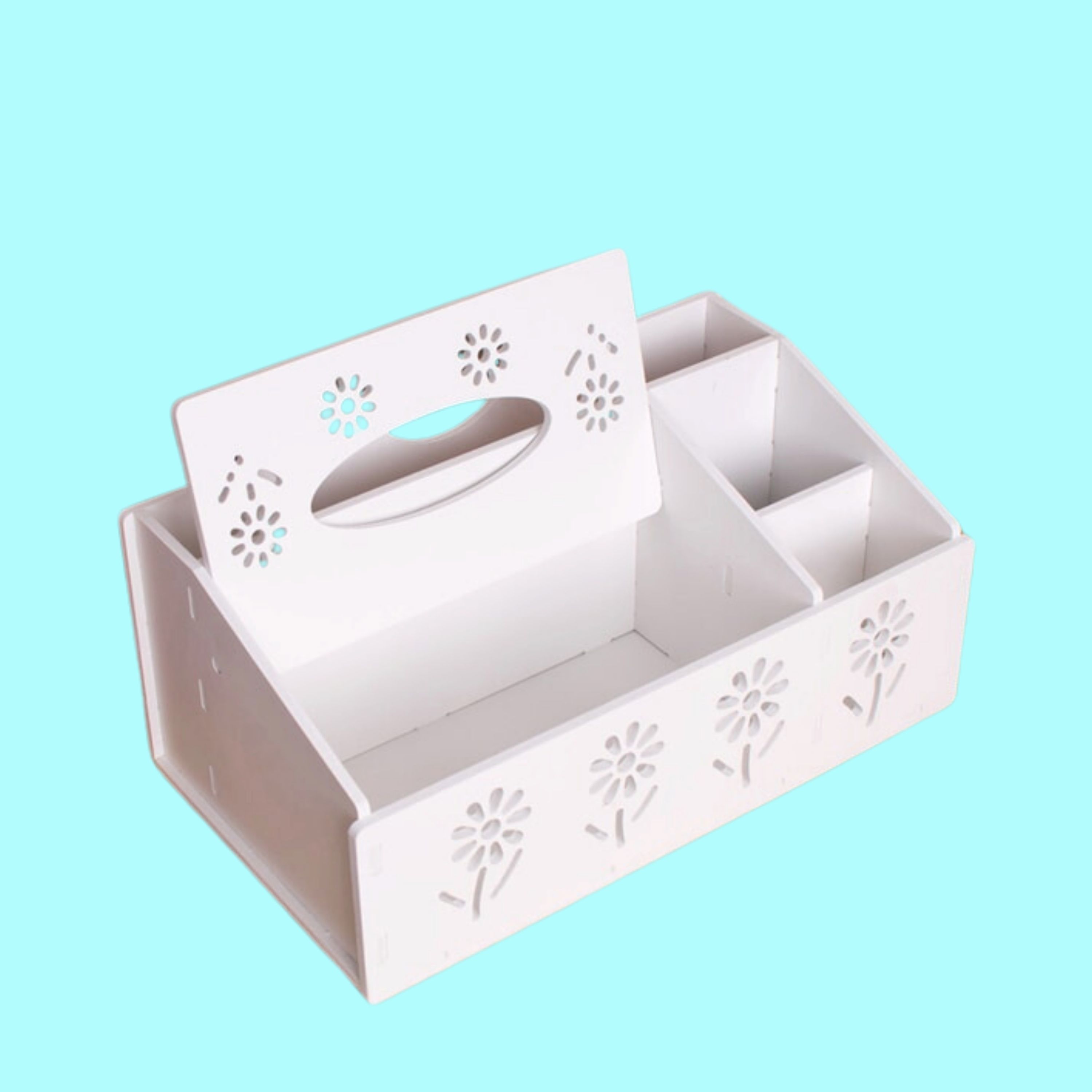 Compact Office Station, laser-cut furniture or storage design by Engravia Mauritius