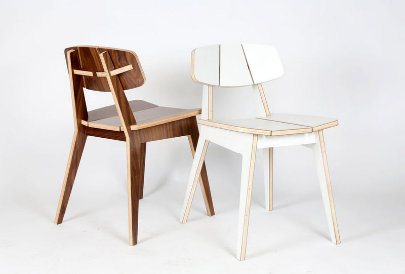 Curved Dining Chair custom laser-cut wooden chairs & seating by Engravia Mauritius