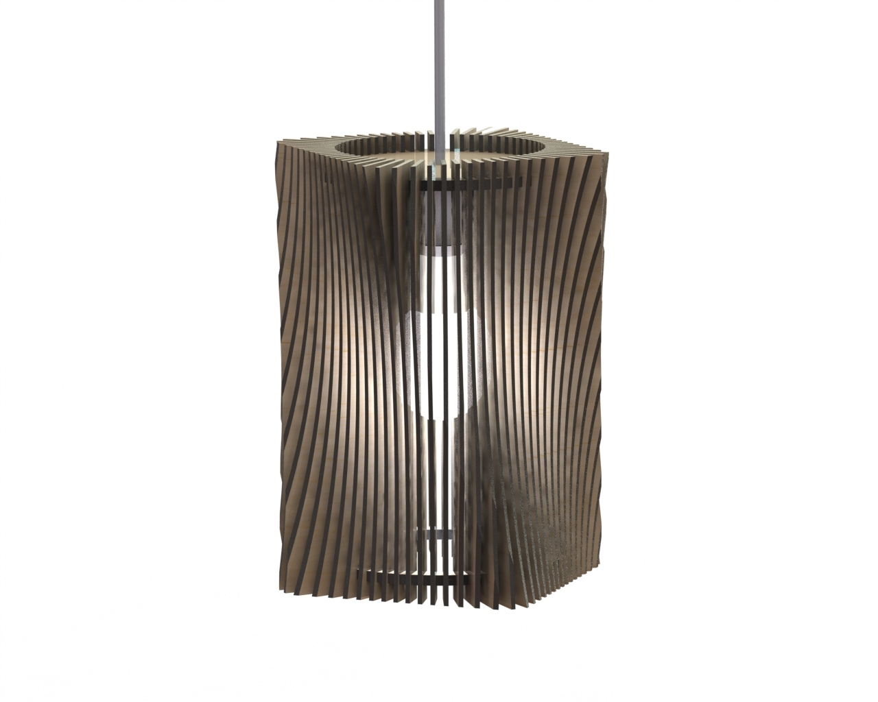 Modern Wooden Pendant Lamp 02 by Engravia Mauritius